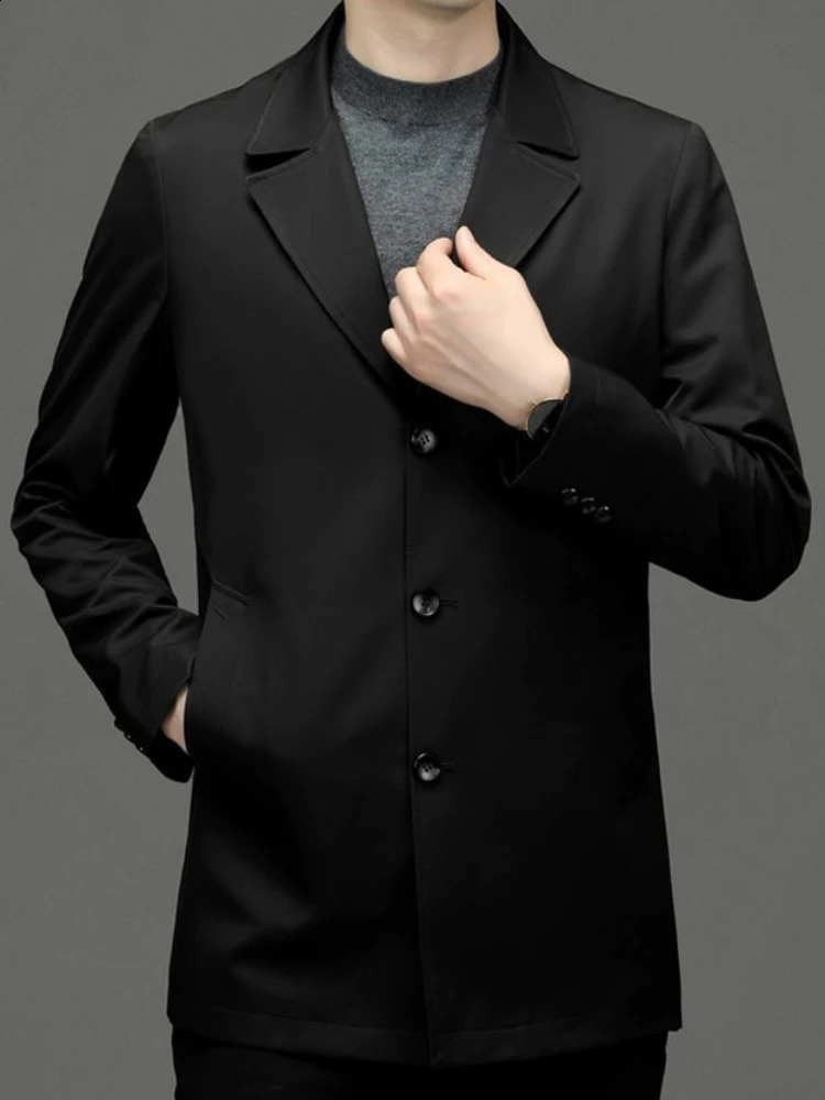 Long Male Blazer Plus Big Size Single Breasted Coat Oversize Menswear Fashionable Mens Suit Jackets in Classic Casual 251023
