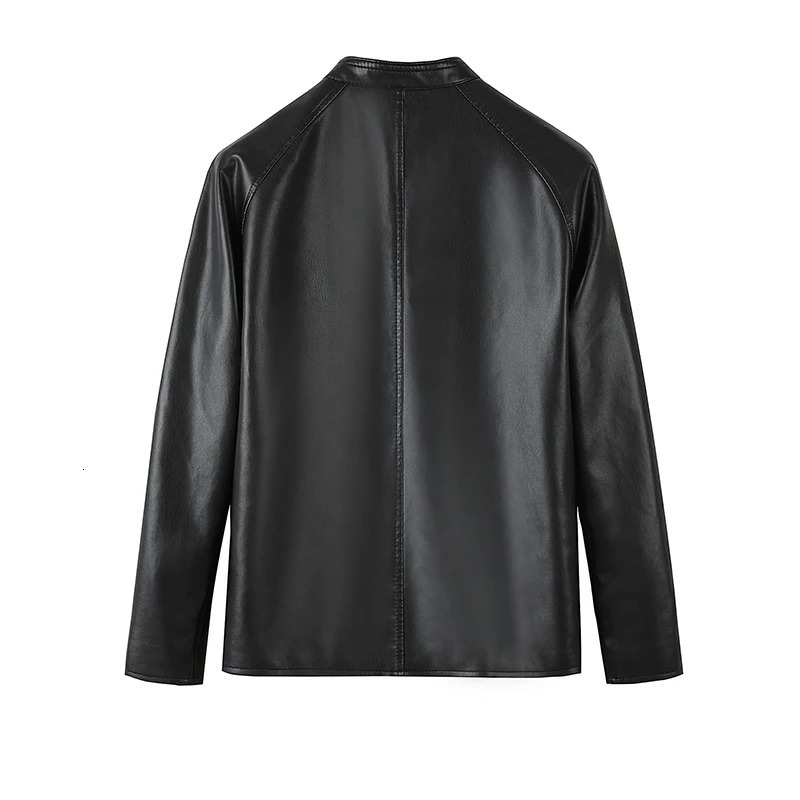 High Quality Outdoor Sports Leisure Leather Jacket For Autumn and Winter Soft Comfortable Fashionable Versatile 251015