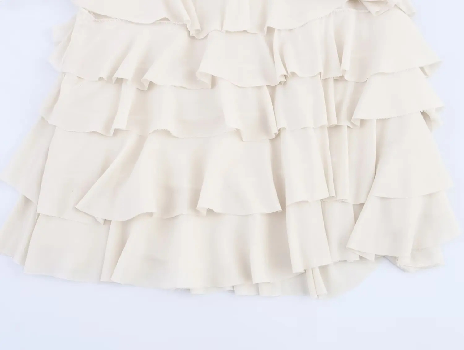 womens clothing European and American style temperament cake skirt layered decoration midwaist midi 251017