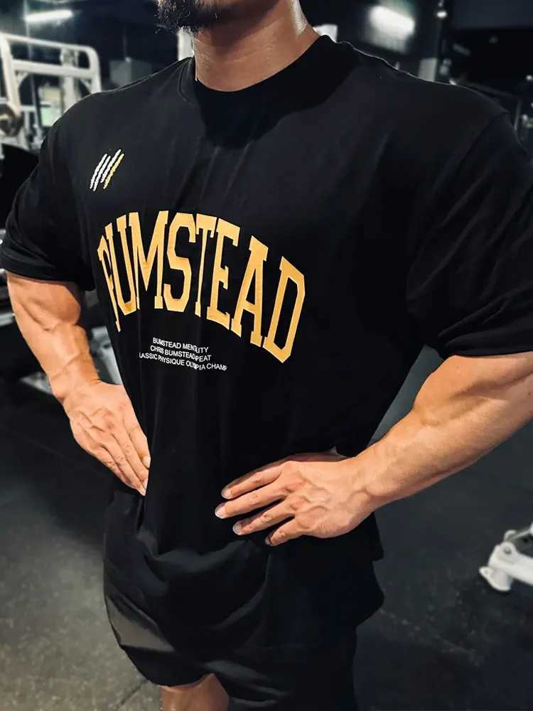 Summer pure cotton CBUM mens Tshirt Thavage Muscular mens CBUM gym short sleeved fitness pure cotton Tshirt CBUM womens topXJ251023