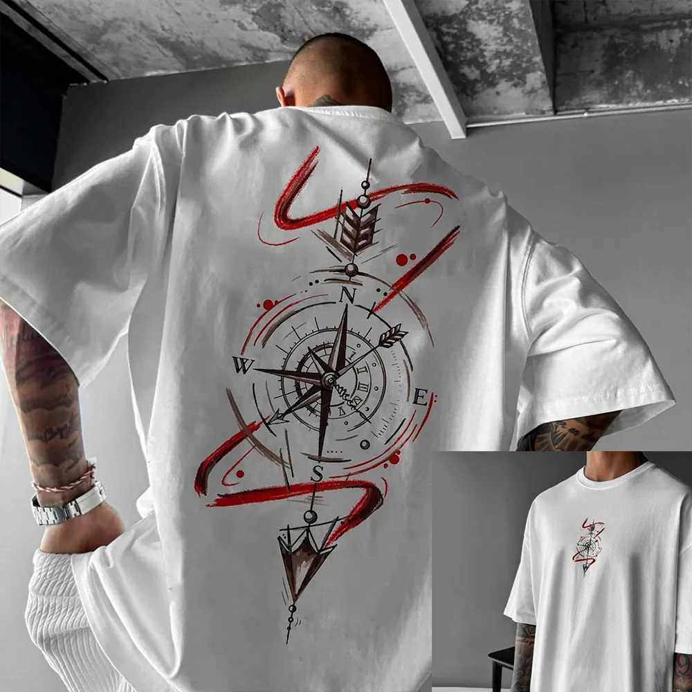 Summer Mens Harajuku Y2k Shirt with Pattern Womens Luxury Cotton ShortsLeeved Tshirt Mens Casual Retro Street TopXJ251023