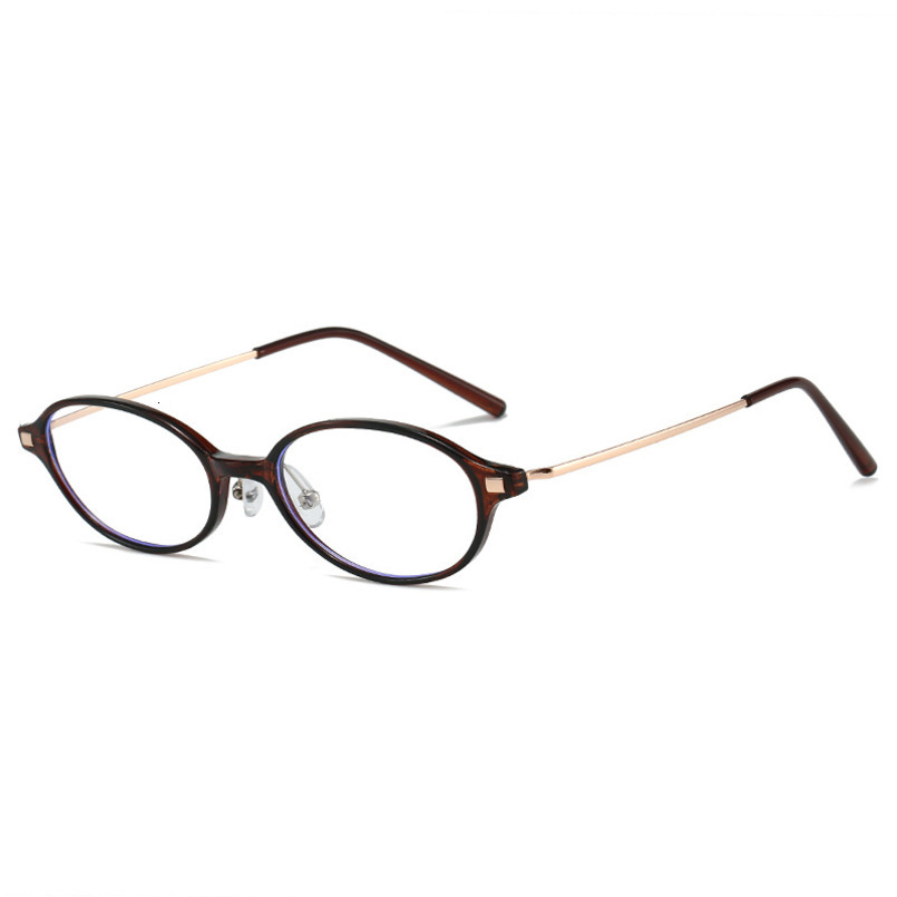 Anti-Blue Light Non-Prescription Metal Personality Prescription Glasses Frame 2024 New Model