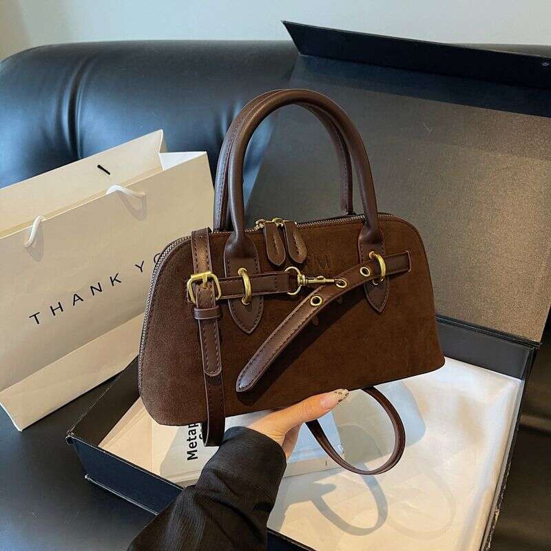 Shell Women's New Autumn And Winter Niche Design High-End Crossbody Versatile Hand-Held Small Bag