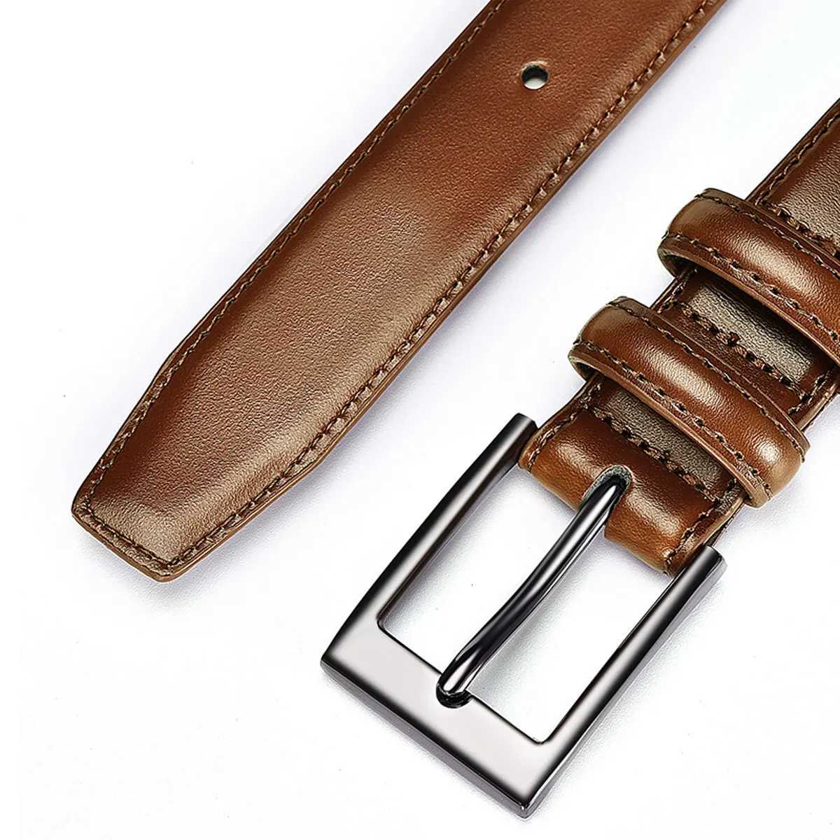 Caramel business mens waist belt is comfortable and durable suitable as a fashionable accessory for daily commuting and datingXJ251023