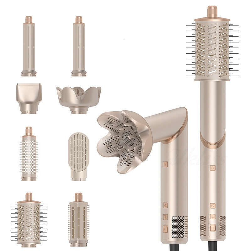 Well Known Brand Designer Ight-in-one anion foldable hot air comb multifunctional air curl high-speed hair dry curling iron