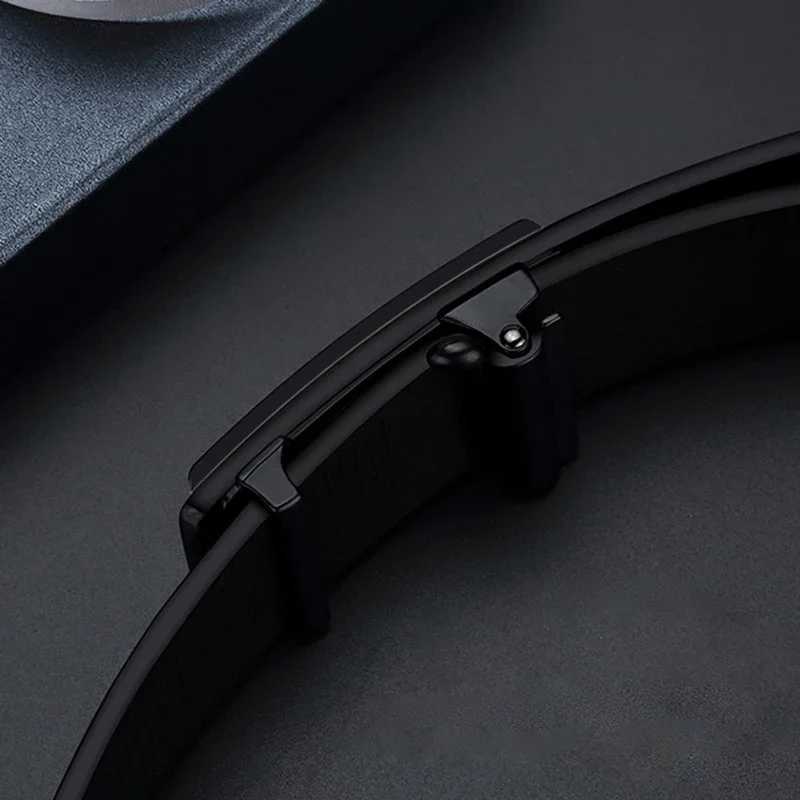 Fashion Simple Mens Business Automatic Buckle Belt Highquality Mens PU Belt Suitable For Formal Occasion Clothing AccessoriesXJ251023
