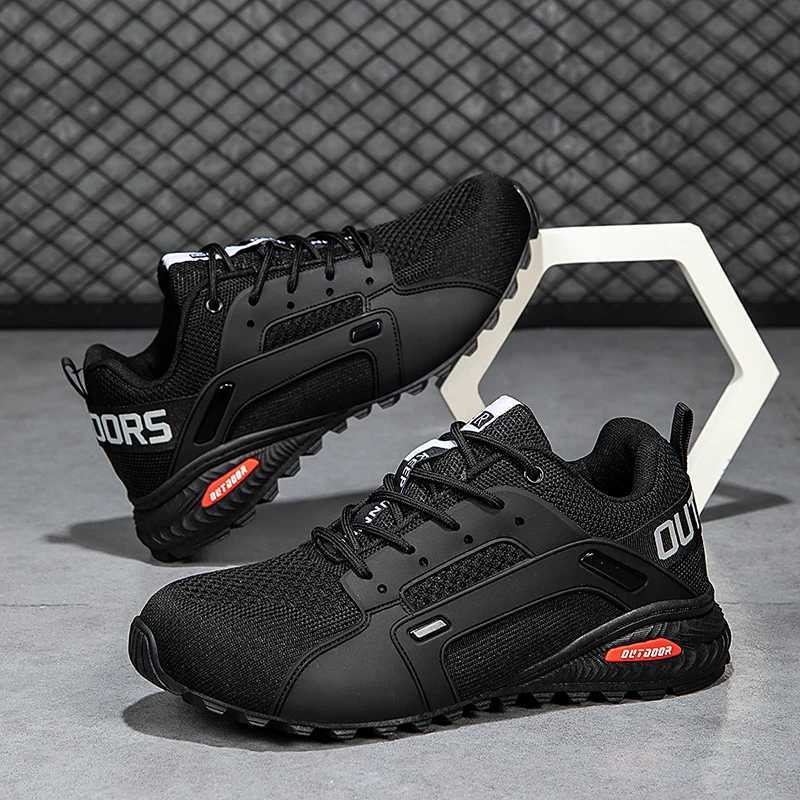 Men Hiking Shoes Outdoor Breathe Comfort Mesh Rebound Wearresistant Autumn Sports Travel Shoes 2025 New Walking Shoes for Men J251023