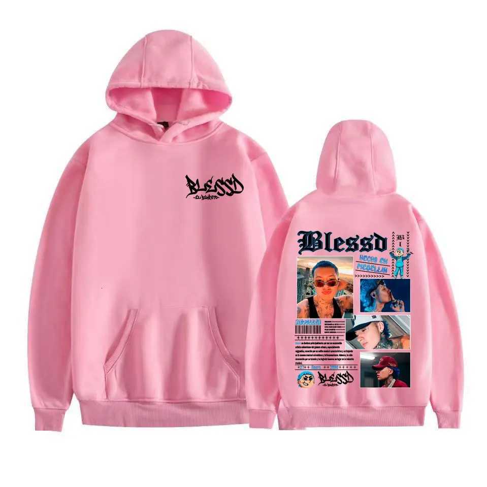 Rapper Blessd Music Album 2025 Tour Hoodies Mens Clothing Fashion Hip Hop Punk Sweatshirt High Quality Comfort Hoodie PulloversT251023