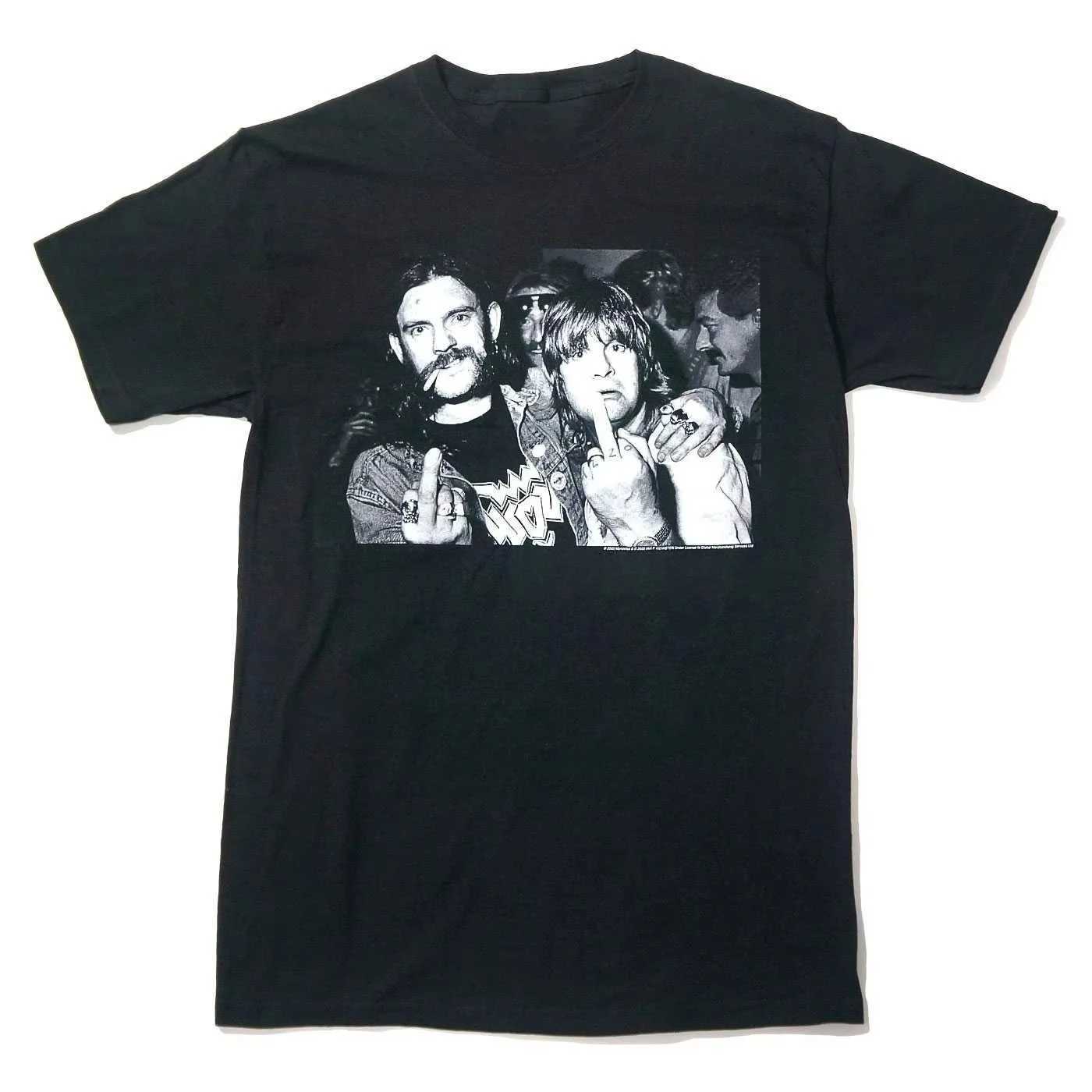 Ozzy and Lemmy Graphic Printing Summer Cotton Mens and Womens TShirts Short Sleeves Street Fashion TrendXJ251023