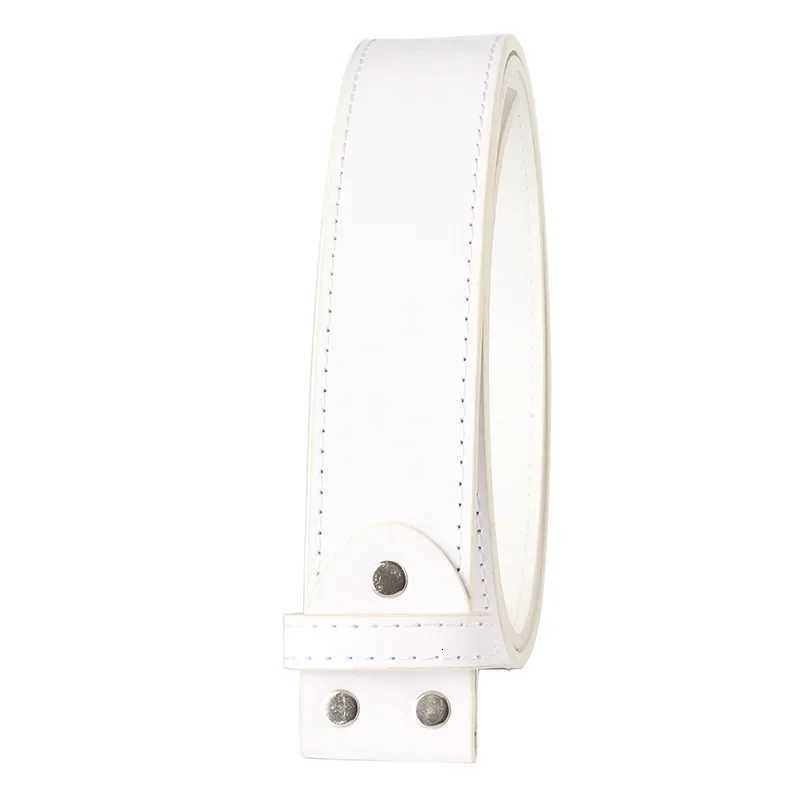 Mens PU leather Belt without buckle DIY Belt accessories 38cmXJ251023