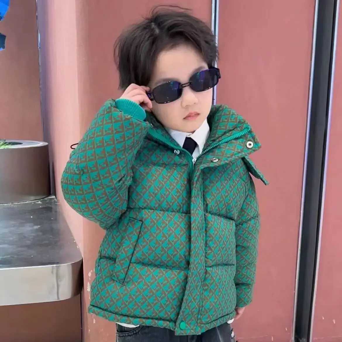 Winter Kids Jacket Coat For Little Boys Age 212 Years Children Hooded Outerwear Girl Baby Warm Down Padded Jacket Y251023
