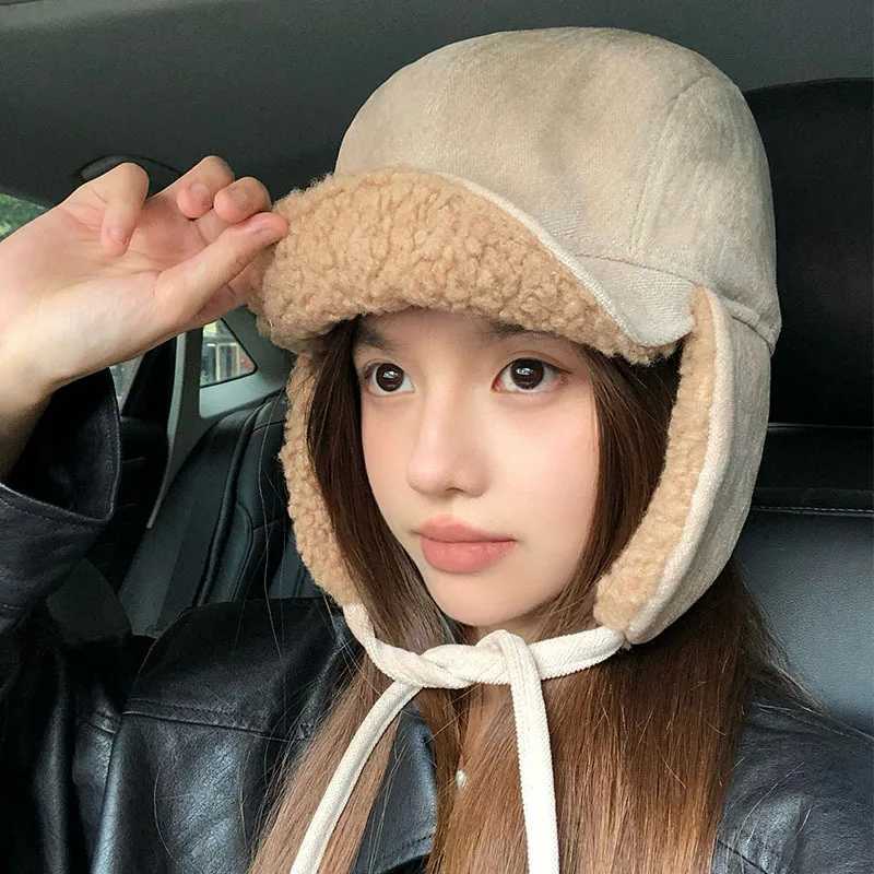 1pc Women Solid Color Pilot HatFashionable and Versatile Cable Beanie for AutumnWinterSuitable for Outdoor ActivitiesSkiingXJ251023
