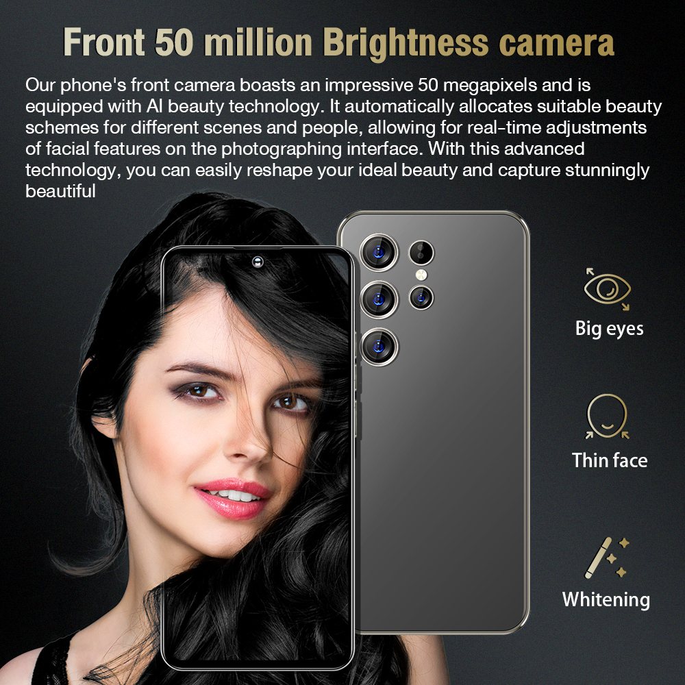 S24Ultra original global version Snapdragon 8 Gen3 10-core 7.3-inch perforated 1440*3200 5G Smartphone 50MP+108MP battery 8000mAh Android 15.0 fast ch