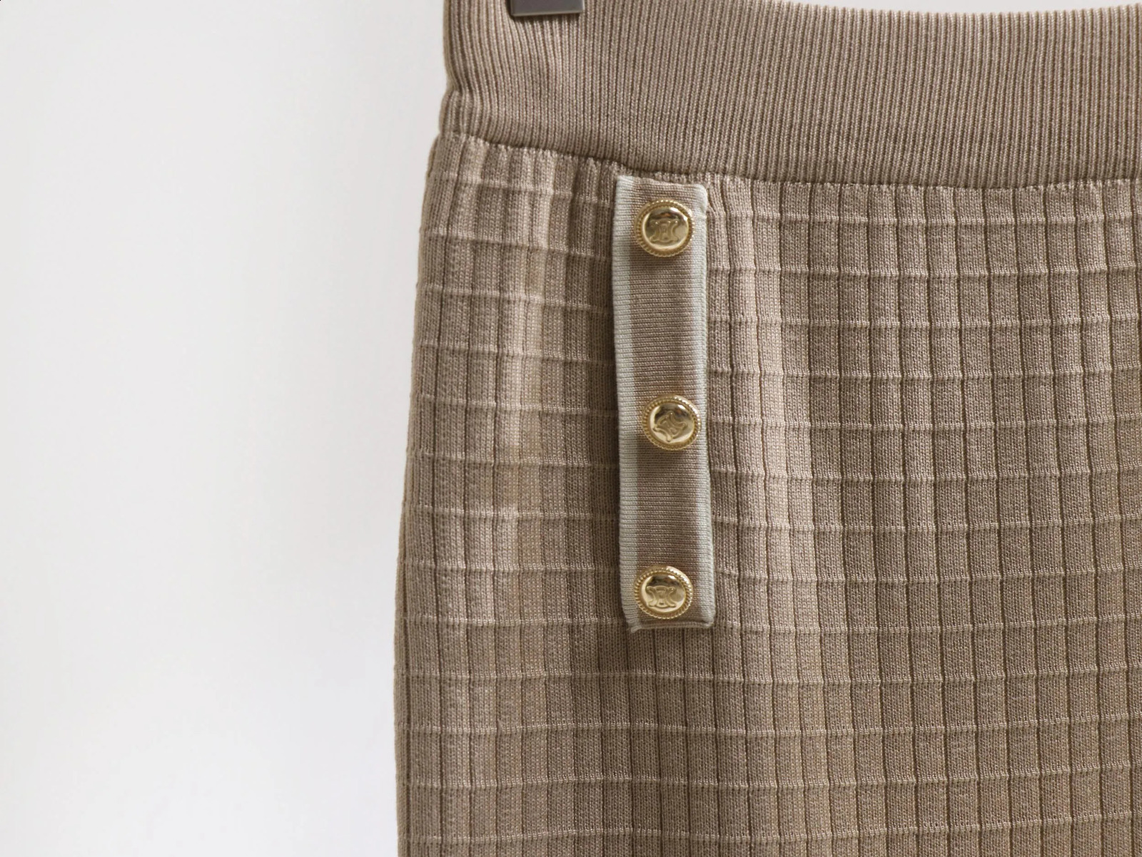 Knitted Elegant Womens Sets For Fall Winter Tweed Suit Women Polo Neck Cardigan Slim Fit Skirt with Contrast Piping 251022