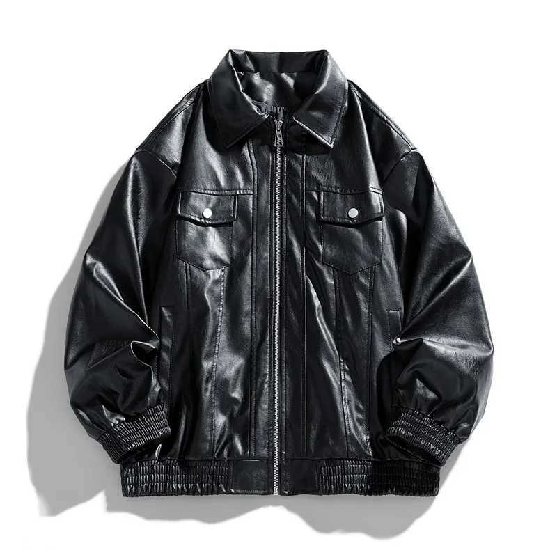 2025 autumnwinter new mens motorcycle leather jacket highquality leather jacket youthful and priceless cool and stylish W251023