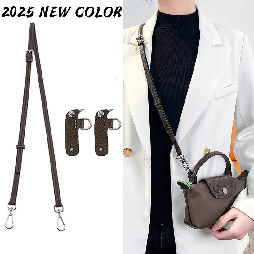 Leather Replacement Crossbody Bag Strap Fit for Longchamp Mini Earthy Color Shoulder Strap Without Punching Modification 251022