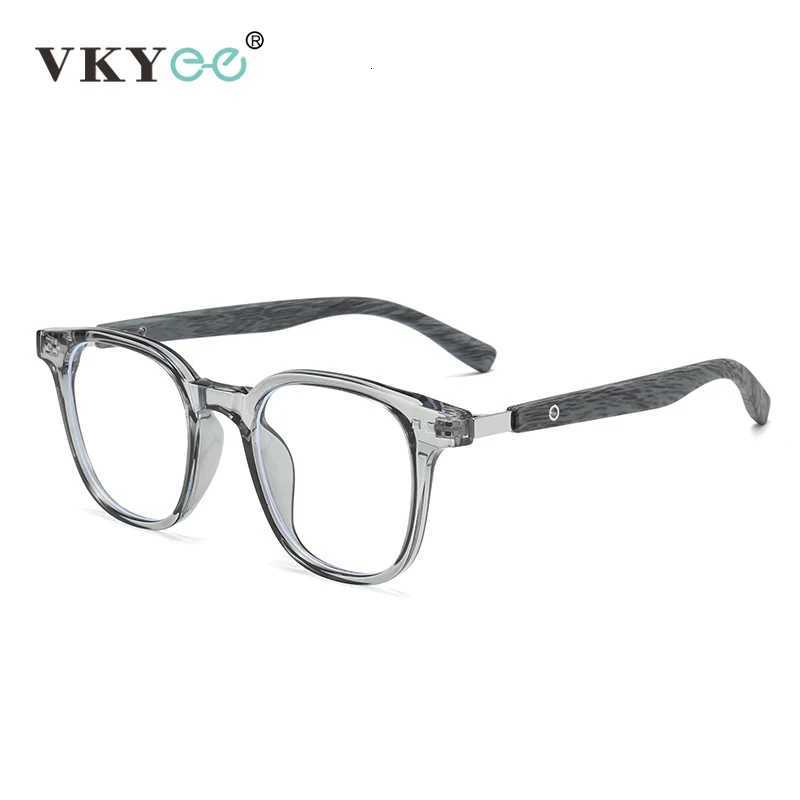 VICKY New Simple Geometric Square Frame Men Women Antiblue Light Reading Glasses Can Be Customized Prescription HM503W251023