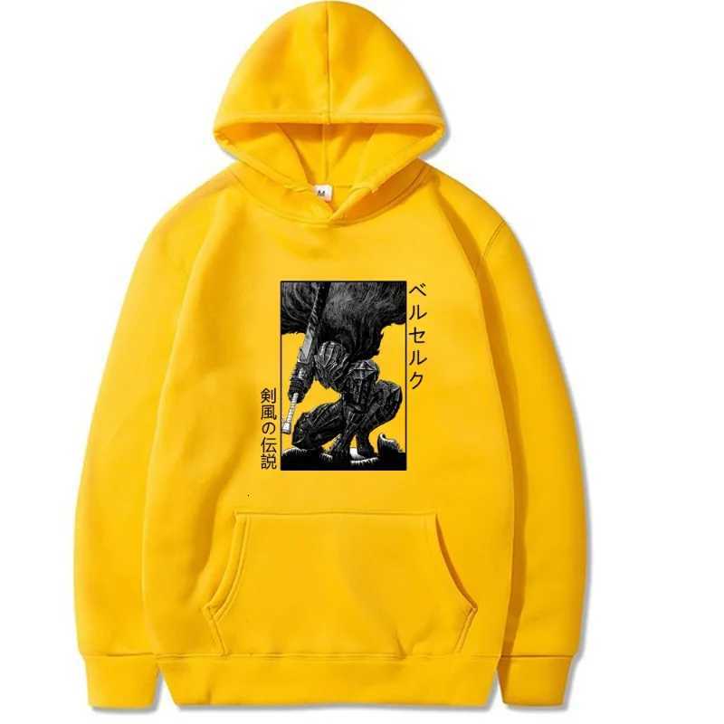 Berserk Japanese Animation New Hoodie Mens and Womens Harajuku Pullover Street Wear Unisex Autumn Winter Plushed Sweater BrandT251023