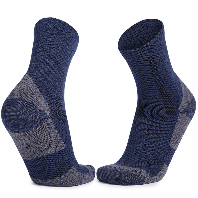 Mens Merino Wool Socks Hiking 80% Merino Wool Crew Work Socks test Breathable Odorless Christmas Long Socks 241111