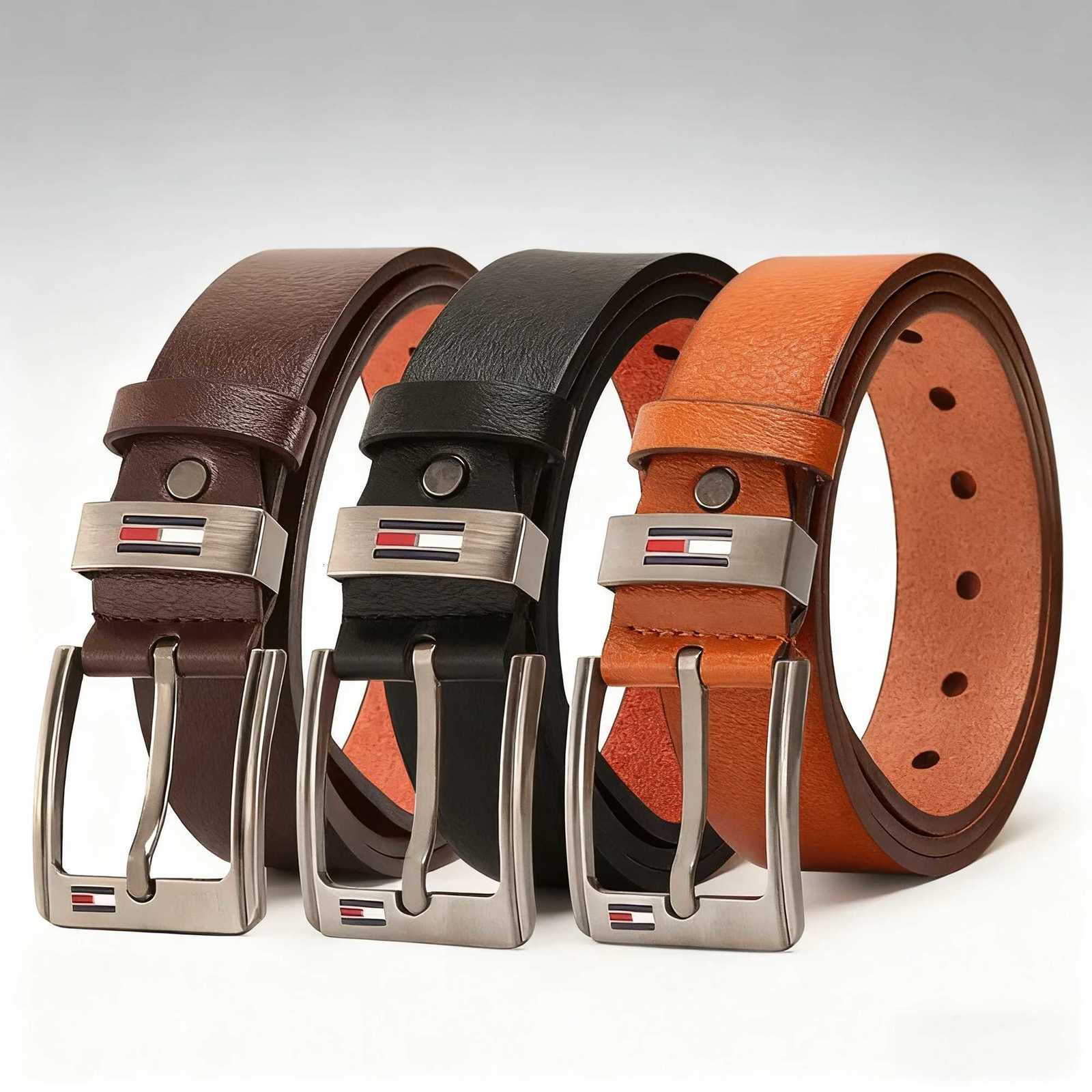 Famous Brand Luxury Designer Belt sor Men Leather Alloy Square Pin Buckle Business Leisure Belts for Men Jeans Pants WaistbandXJ251023