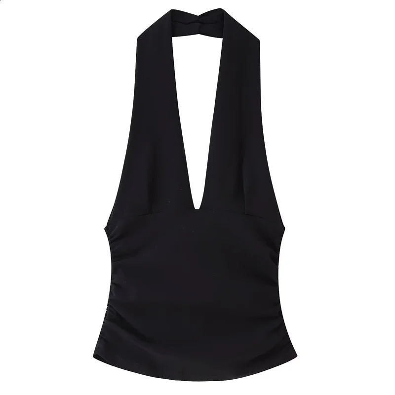 MUJER 2025 Womens Skirt 2 Piece Set Halter Crop Top Female High Waist Midi Skirts Sets for Women Backless Tops Two Outfit 251016