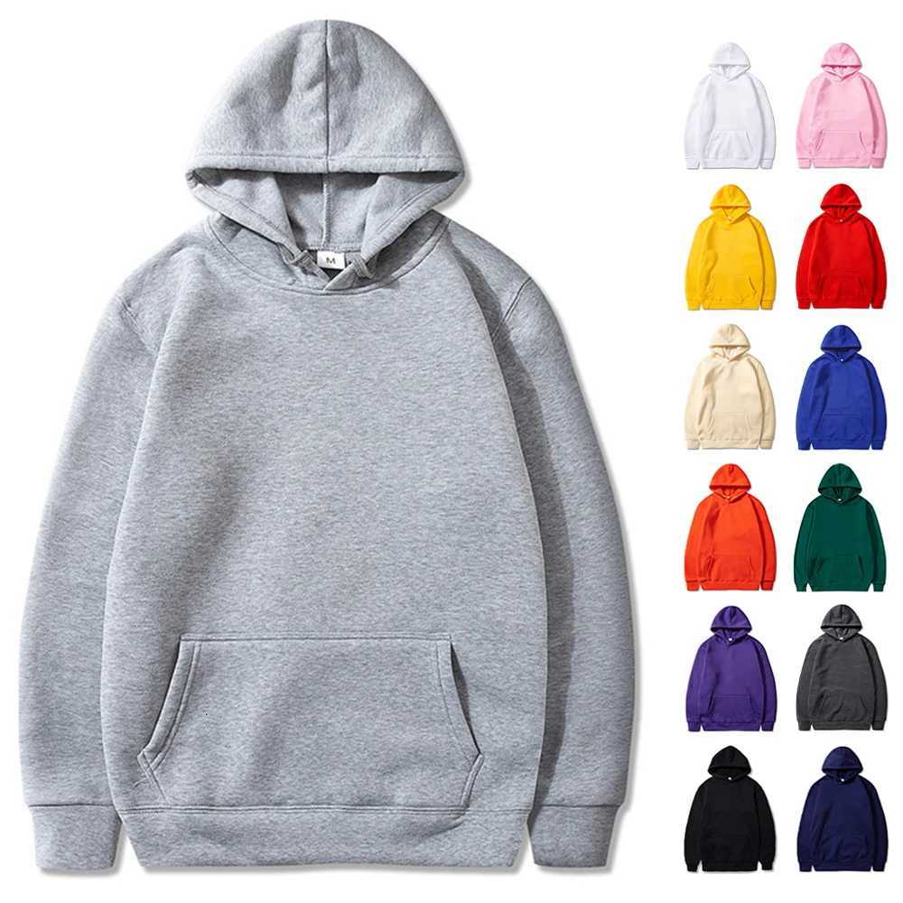 Fashion Casual Fleece Hoodies Men Wholesale Plain White Pullover Hoodie Unisex Cheap Sweatshirt With Hood Polerones Para HombreT251023