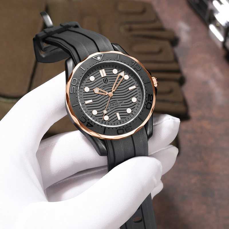 Top Brand Sport Men Quartz Watch Luxury Silicone Strap Waterproof Luminous Military Man Watches Fashion Male Clock Reloj HombreL251023