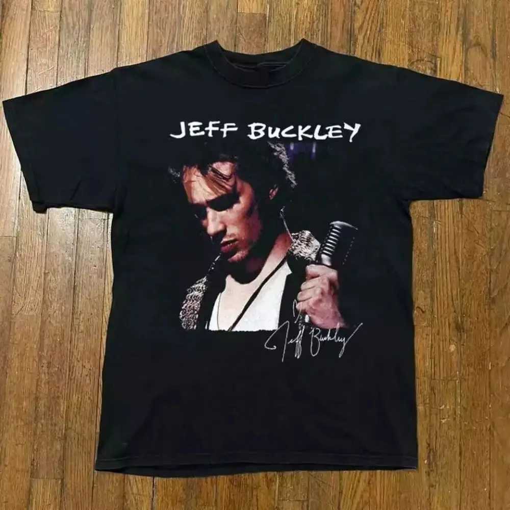 New Reprint Jeff Buckley Grace Music Tshirt Classic Style Sports Fashion Streetwear Daily Mens and Womens TshirtsXJ251023
