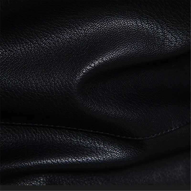2025 PU Casual Leather Jacket Men Fleece Motorcycle Biker Slim Fit Outerwear Men Solid Stand Collar Leather Jackets W251023
