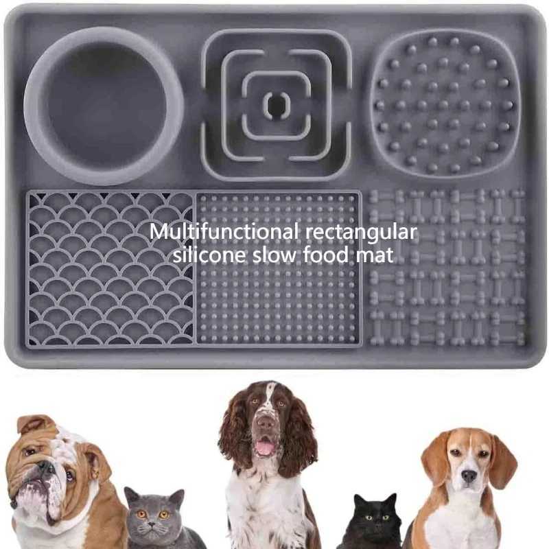New pet licking pad pet food utensils dog slow food cushion place cushion suction cup slow food cushion dog licking pad Y251023