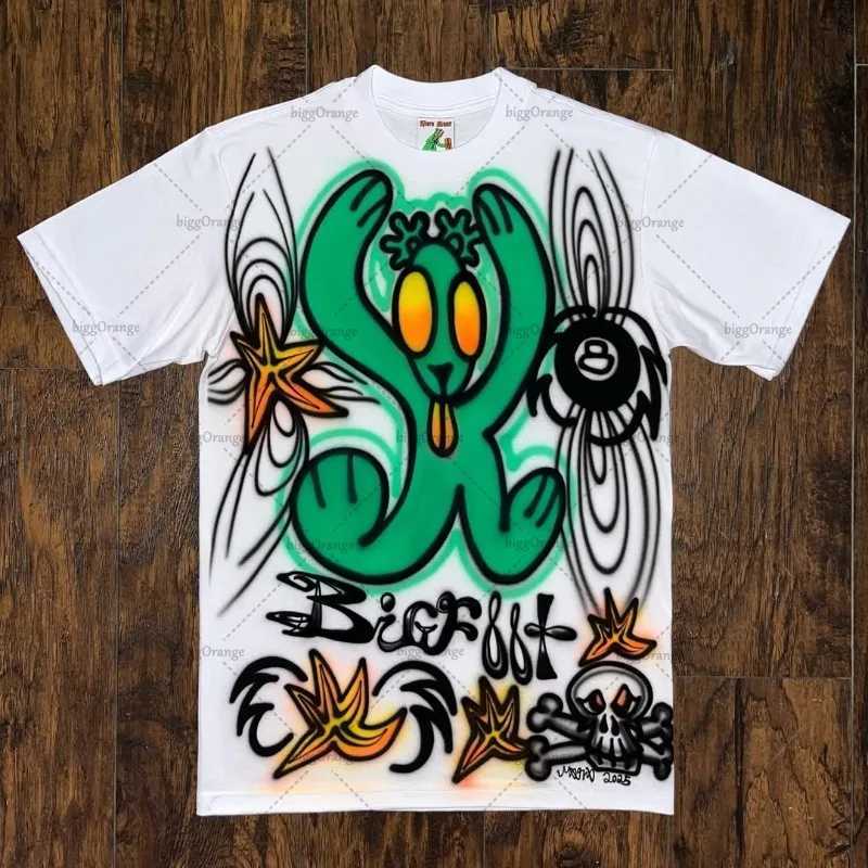 Y2K Retro Harajuku Summer Trendy Brand Oversized Cotton Round NeckTshirt Men 2025 New Hiphop Casual punk Goth StreetwearWomenXJ251023