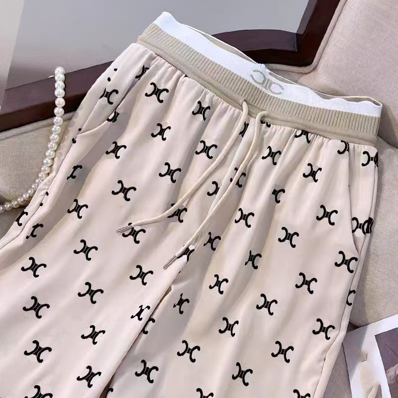 Capris sweat pants luxury Womens Pants Women pantsl Studios Flare pants Sweatpants Womens Jogger Fashion Hip hop Casual Pants Lovers Street Tracksuit Suit 88