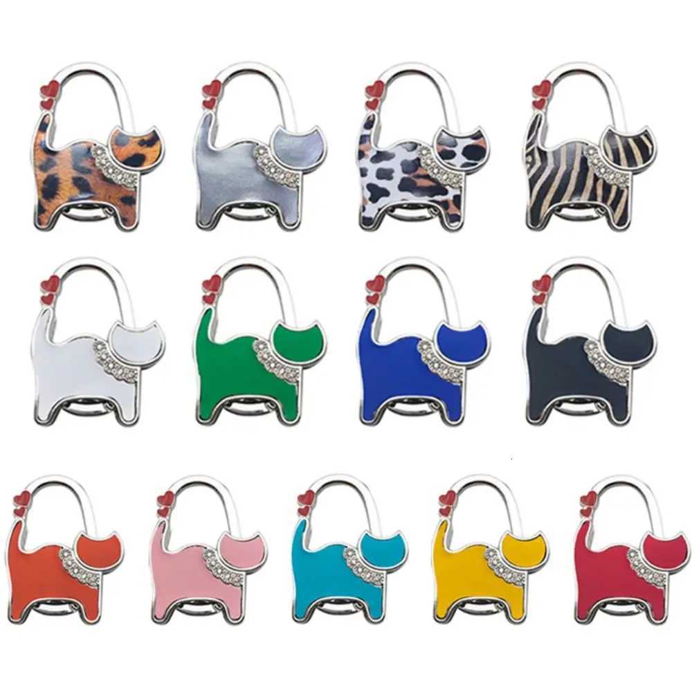 Hot Cat Shape Handbag Hook Portable Folding Purse Hanger Holder Women Bag Organizer Home Decoration Table Edge Hanging Hooks Z251023