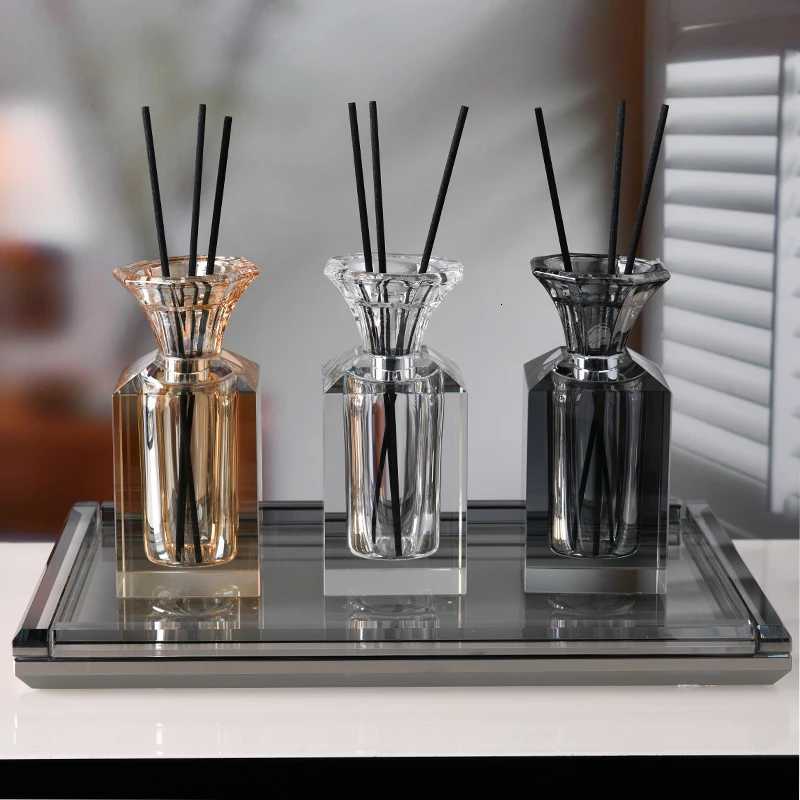 Highgrade Crystal Aratherapy Bottle Empty Bottle He Ro Essential Oil Aratherapy Diffuser Bottle Off Fragrance Decor Y251023