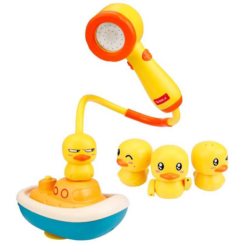 Baby Bath Toys Water Game Pirate Ship Duck Model Faucet Shower Electric Spray For Kids Swimming Bathroom Children Gifts J251023
