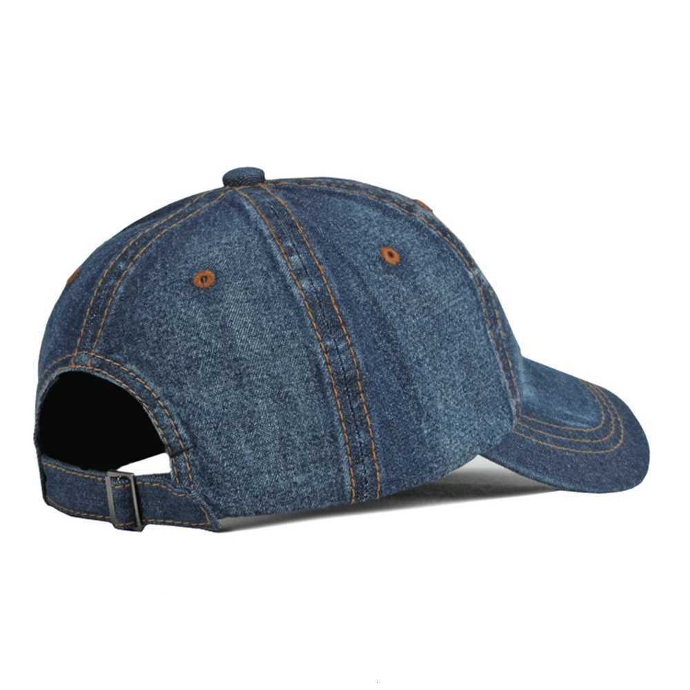 FS Winter Blue Denim Hat For Men Wen Luxury Brand Baseball s Vintage Trucker Outdoor Sports Hats Casquette HmeW251023