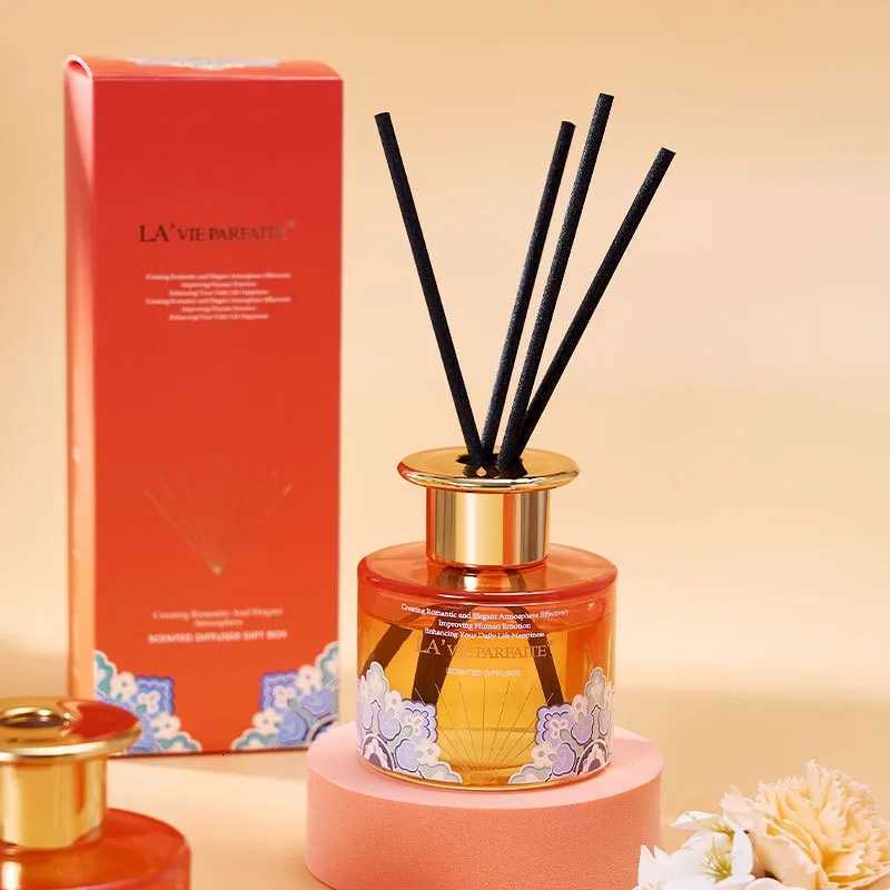 Rattan AratherapySetGift HotelFragrance WoodenCap RattanNonflame Aratherapy Essential Oil Reed Diffuser Difusor De Ara Y251023