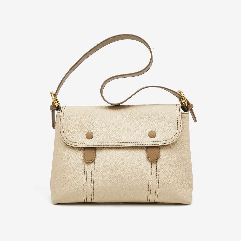 Genuine Leather Women S Color Block Panda Eye Design New Large Capacity Tote Top Layer Cowhide Commuter Underarm Bag Single Shoulder High Quality High