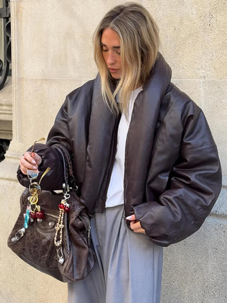 Suede Vintage Loose Women Jackets Zipper Turndown Collar Long Sleeve Casual Female Coats Autumn Pocket Street Tops 251021