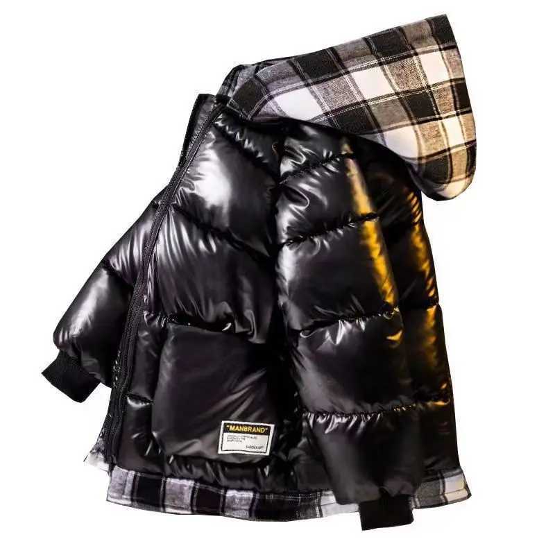 Childrens Padded Jacket New Boys Down Padded Jacket Kids Winter Hooded Jacket Teenage Boys Thick Coat Y251023