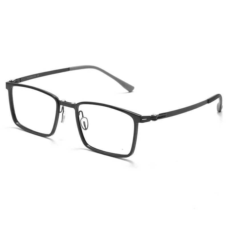 Magnetic sleeve glasses mens myopia sunglasses ultralight TR aluminum magnesium frame antiultraviolet polarized lightW251023