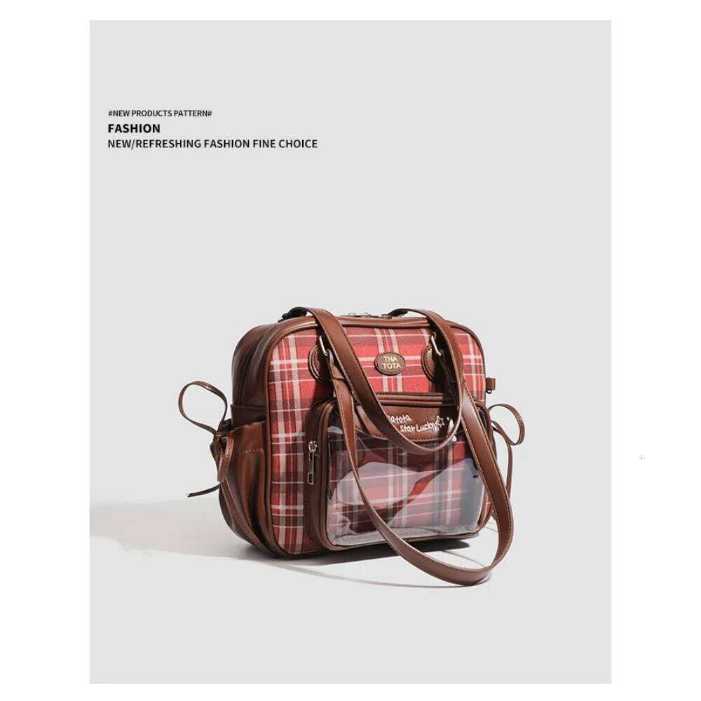 Japanese Haruku Y2K Ulzzang Ita New Sweet and Fashionable Transparent Women's Handbag JK Uniforms Shoulder Crossbody Bag