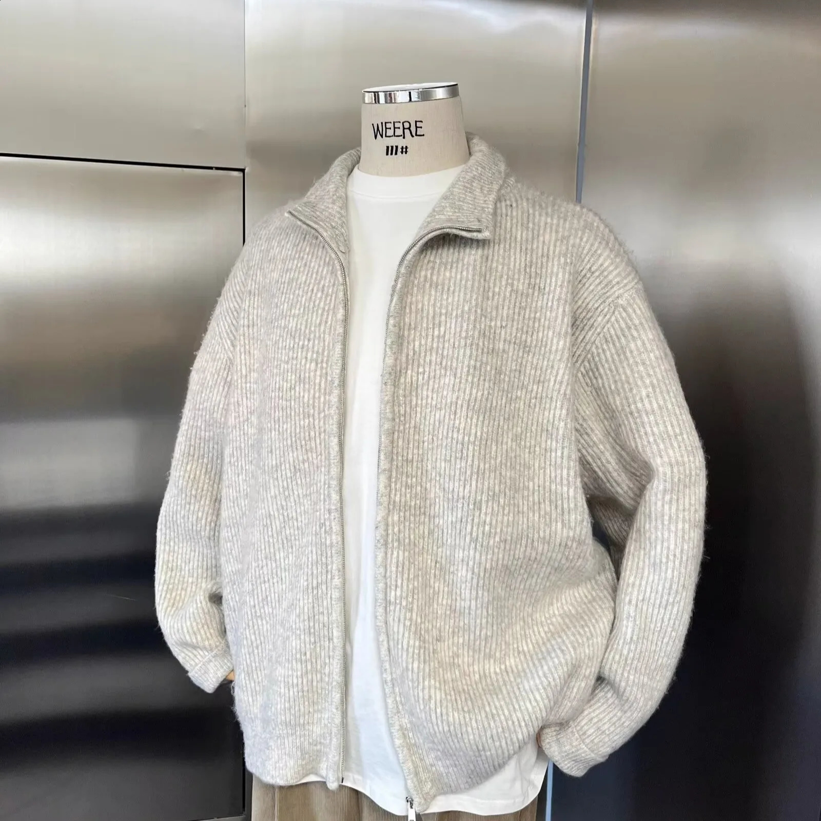 Autumn Cardigan Mens Knit Cardigans Knitwear Korean Clothes Clothing Sweater for Men Crdigan Winter Man 251023