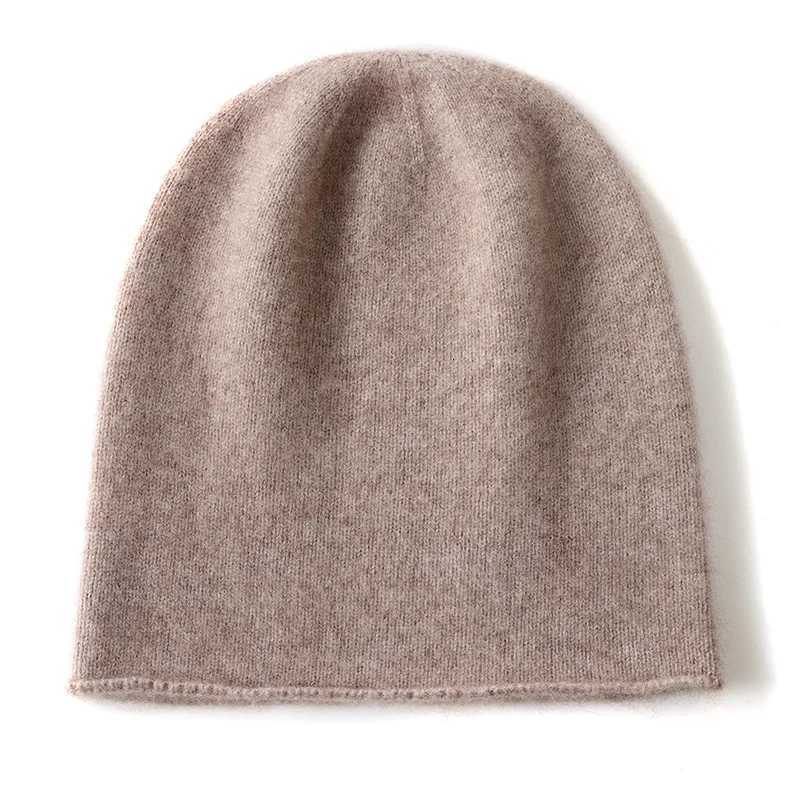 DjzDsm Winter Unisex 100 Cashmere Hats Outdoor Casual Keep Warm Solid Color Cashmere Knitted Beanie Hat Wen Men Hedging sW251023
