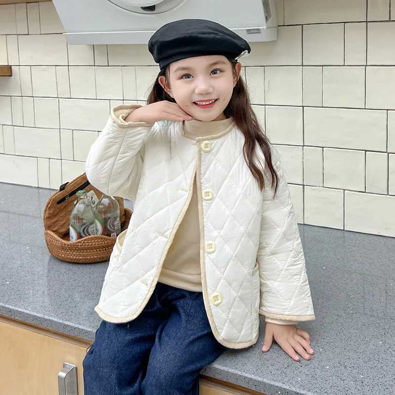Girls Fleece Warm Jackets Winter Teen Plus Velvet Coats Childrens Cotton Cardigan Autumn Kids Padded Casual Outerwear 310Y Y251023