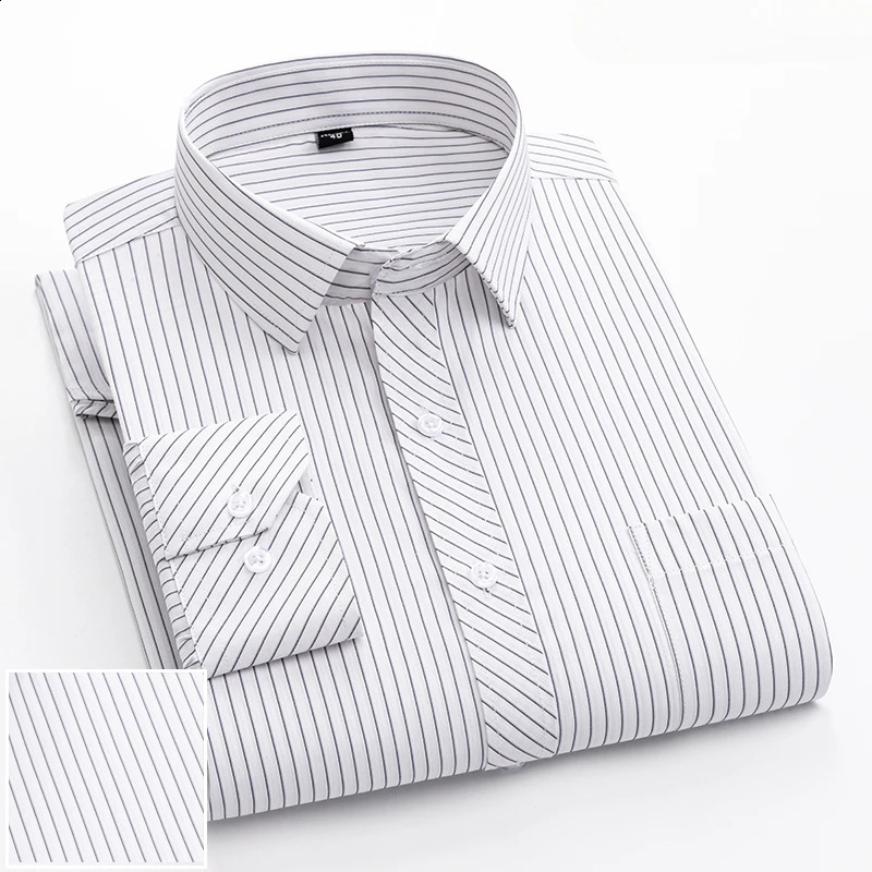 in shirt elegants cotton longsleeve shirts for men slim fit Casual plain shirt plaid tops soft houndstooth clothes 251021