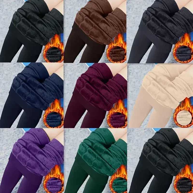 2025 Fleece Lined Tights Women Thermal Pantyhose for Women Winter Panty Polar Skin Black Effect Stockings Womens Thermal SockT251023