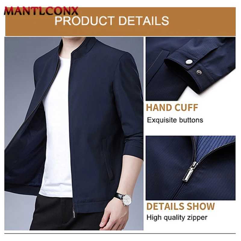 Stand Collar Thin Mens Jacket Men Blazer Newest Spring Autumn Business Jacket Coat Male Casual Outerwear Men Clothing Brand W251023