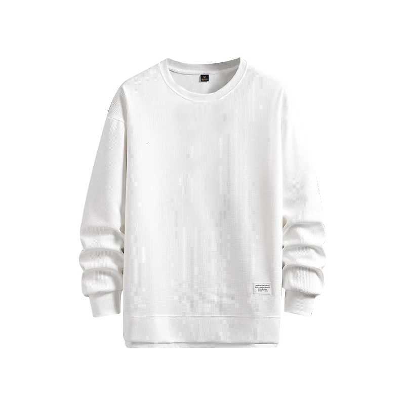 Highend Quality Waffle Fabric Round Neck T Shirts Long Sleeved 2023 Spring Autumn Casual Allmatch Tshirt Fashion Men ClothingXJ251023