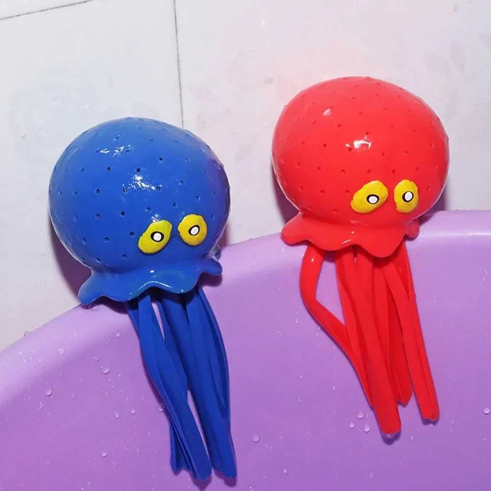 Octopus Baby Bath Toys Absorbent Squeeze Water Toys Stress Relief Sensory Play Summer Pool Beach Swimming Fun for Kids J251023